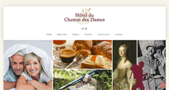 Desktop Screenshot of hotelchemindesdames.com