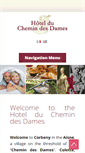 Mobile Screenshot of hotelchemindesdames.com